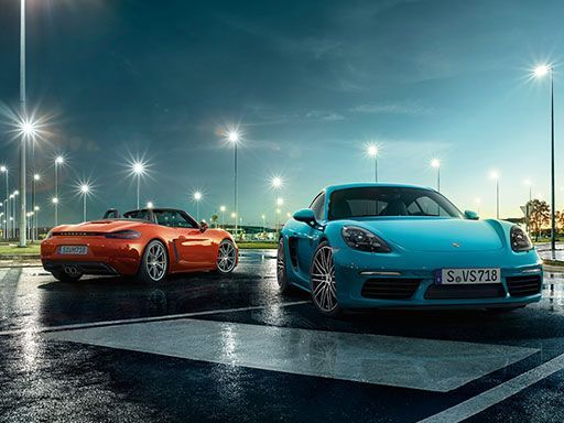 Entdecken Sie die Faszination Porsche 718 Mittelmotor – vom Fahrersitz aus.